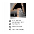 Profil LED DL FLOORLINE cokołowy 2m Czarny