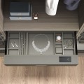 UNIHOPPER Leka Sejf 2 poziomowy W600 kod + odcisk palca