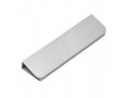 Uchwyt krawędziowy AK06 Zaoblony Aluminium 128mm