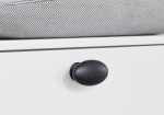 FURNIPART Gałka OVAL SIMPLE 60 czarny