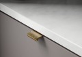 FURNIPART Uchwyt EDGE STRAIGHT 20/40 mosiądz antyczny