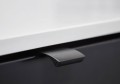 FURNIPART Uchwyt EDGE STRAIGHT 20/40 czarny