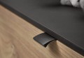 FURNIPART Uchwyt EDGE STRAIGHT 20/40 czarny
