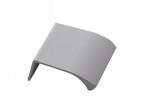 FURNIPART uchwyt krawędziowy EDGE STRAIGHT 20/40 jasny szary