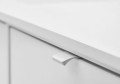 FURNIPART Uchwyt EDGE STRAIGHT 20/40 biały