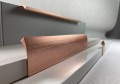 FURNIPART Uchwyt EDGE STRAIGHT 320/350 miedź