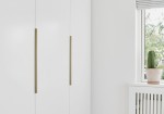 FURNIPART uchwyt krawędziowy EDGE STRAIGHT 480/600 złoty szczotkowany