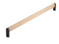 FURNIPART Uchwyt CROSSING dąb/czarny mat 320mm