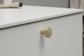 FURNIPART Gałka DOT szczotkowany mosiądz fi30