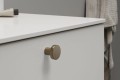 FURNIPART Gałka DOT patynowany mosiądz fi30