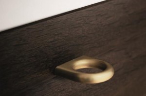 FURNIPART Gałka LUCK 32/41 złoty szczotkowany