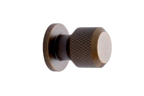 FURNIPART Gałka MANOR ROUND antyczny mosiądz fi25