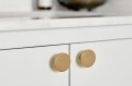 FURNIPART Gałka PLATO mosiądz szczotkowany fi42