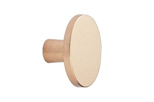 FURNIPART Gałka PLATO mosiądz szczotkowany fi42