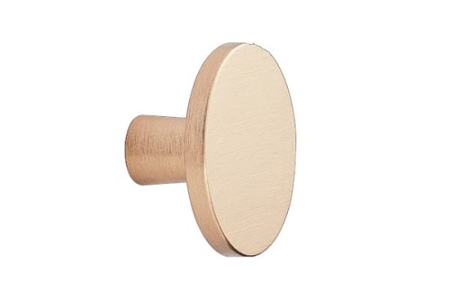FURNIPART Gałka PLATO mosiądz szczotkowany fi42
