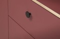 FURNIPART Gałka PLATO czarny mat fi42