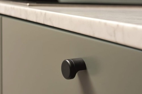 FURNIPART Gałka POINT czarny mat fi28