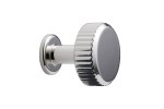 FURNIPART Gałka VILLA ROUND jasny nikiel fi30