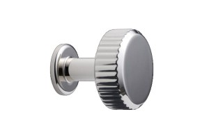 FURNIPART Gałka VILLA ROUND jasny nikiel fi30