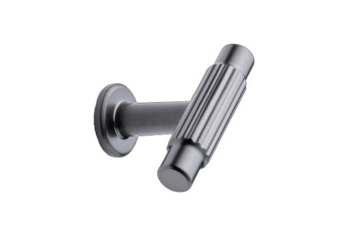 FURNIPART Gałka VILLA T gun metal fi50 