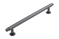 FURNIPART Uchwyt VILLA czarny nikiel 192mm