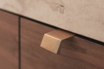 FURNIPART uchwyt krawędziowy BENCH 20/40 mosiądz szczotkowany