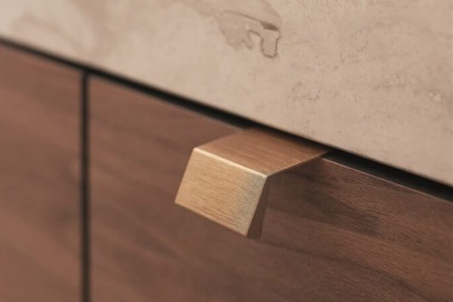 FURNIPART uchwyt krawędziowy BENCH 20/40 mosiądz szczotkowany