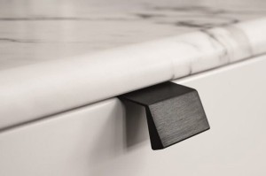 FURNIPART uchwyt krawędziowy BENCH 20/40 czarny mat
