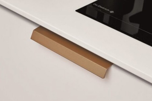 FURNIPART uchwyt krawędziowy BENCH 160/200 mosiądz szczotkowany