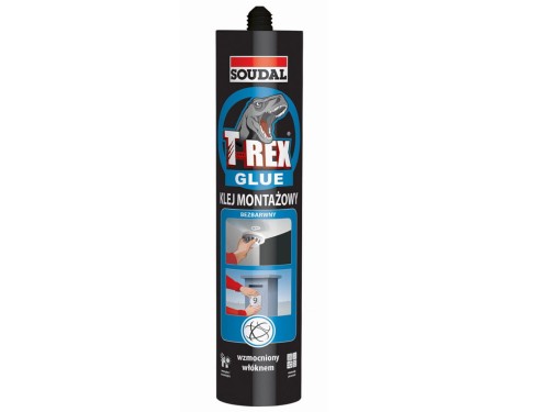 SOUDAL klej montażowy BEZBARWNY T-REX 310ml