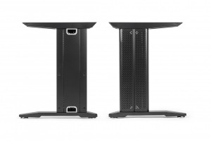 GTV-Stelaż do biurka z osłonką 560/600 H-735 Czarny mat