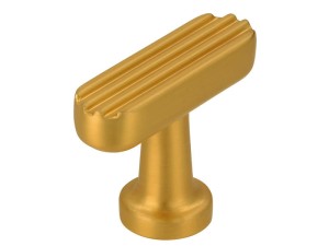 Gałka SIRO prążkowana Złoty (2588-38ZN87) "T"