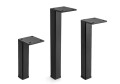 Nóżka DN-730 H-100/150/180 20x20 Czarny mat