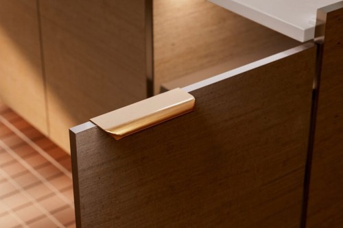 GTV-Uchwyt krawędziowy (UA-HEXA-26) ciemne złoto szczotkowane