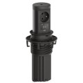 BACHMANN ELEVATOR 2 gniazdo zasilające 1x230V + USB C +QI2 CZARNY GST18