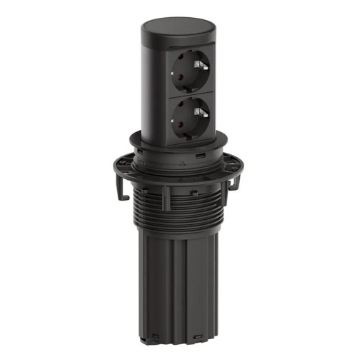 BACHMANN ELEVATOR 2 2xSchuko kolor czarny