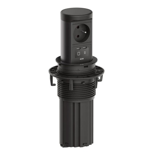 BACHMANN ELEVATOR 2 1xUTE + USB C/C 45W kolor czarny