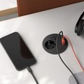 BACHMANN LOOP IN CHARGE gniazdo zasilające 230V Schuko + USB A/C 22W CZARNY