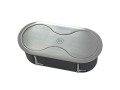 Gniazdo ELIPSA EIGHT kolor inox 2x230V