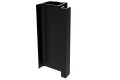 SEVROLL Gola profil pionowy pojedynczy czarny lakier strukturalny L-3000 mm
