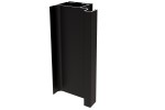 SEVROLL Gola profil pionowy pojedynczy czarny lakier strukturalny L-3000 mm