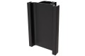 SEVROLL Gola profil pionowy podwójny czarny szczotkowany L-3000 mm