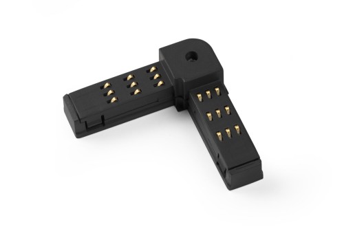 GTV-TRACKO Złączka 90° typ L, DC24V, 5A, Czarny