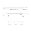 Oprawa 12V VELA (12W/1m) Grafit 2m FREE CUT