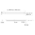 Oprawa 24V LINEA (8W/1m) Grafit
