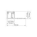 Profil LED architektoniczny Ceramic Line K alu + osłonka mleczna 3m