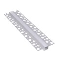 Profil LED architektoniczny DEOLINE P alu + osłonka mleczna 3m