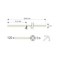 Taśma LED COB SLIM (55W/5m) CB/NB 24V 5mm