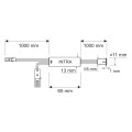 DL- Wyłącznik IR INTRA 12V DC / 24V DC BIAŁY