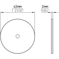 Szyld SIRO złoto (2490-42ZN87) fi42mm rysunek